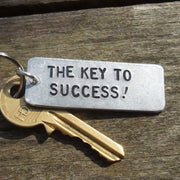 Hand Stamped Personalised Keychain Keyring Anniversary Gifts