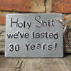 Hand Stamped Personalised Keychain Keyring Anniversary Gifts