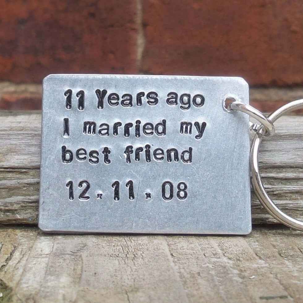 11th Wedding Anniversary Steel Steel Wedding Anniversary Gift Gifts 11 Years