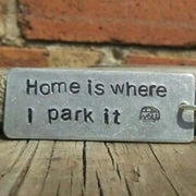 Hand Stamped Personalised Keychain Keyring Anniversary Gifts
