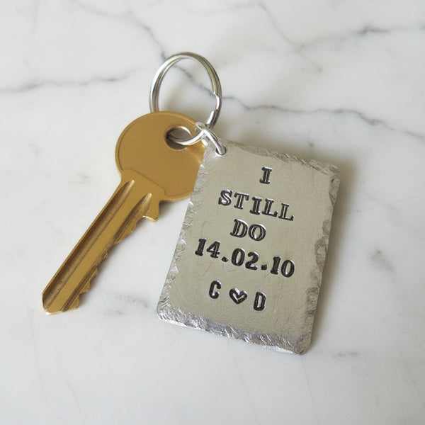 Hand Stamped Gifts 6th Iron Anniversary Gifts For I STILL DO Her 6 Years
