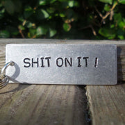 Hand Stamped Personalised Keychain Keyring Anniversary Gifts