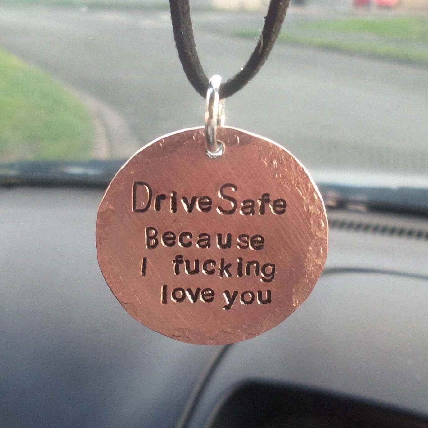 Hand Drive Safe I Love Personalised Keychain Keyring Anniversary Gifts