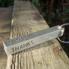 Hand Stamped Personalised Keychain Keyring Anniversary Gifts