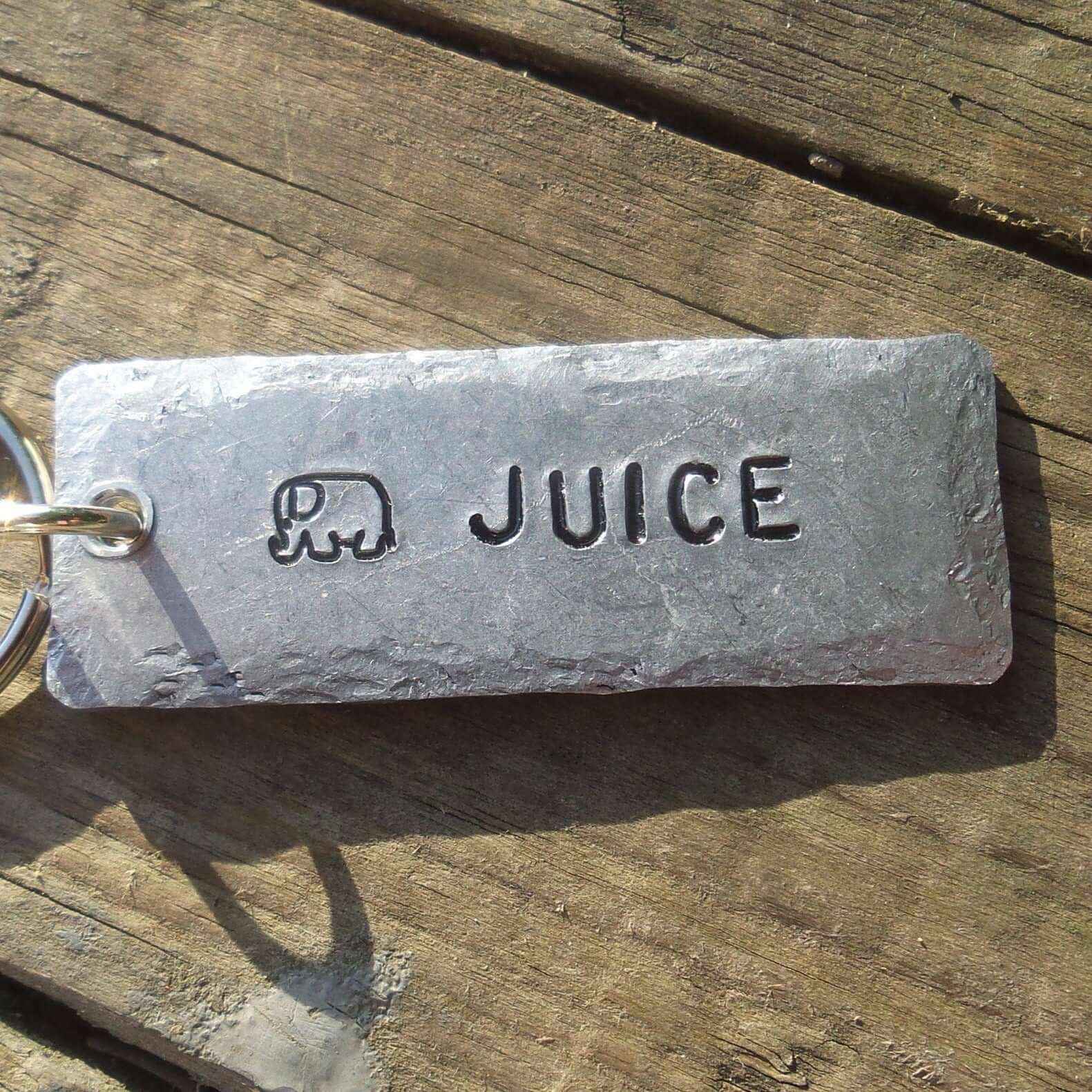 Elephant Juice Keyring Keychain I Love You Gifts