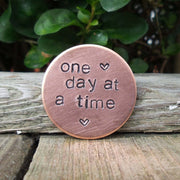 Hand Stamped Personalised Keychain Keyring Anniversary Gifts