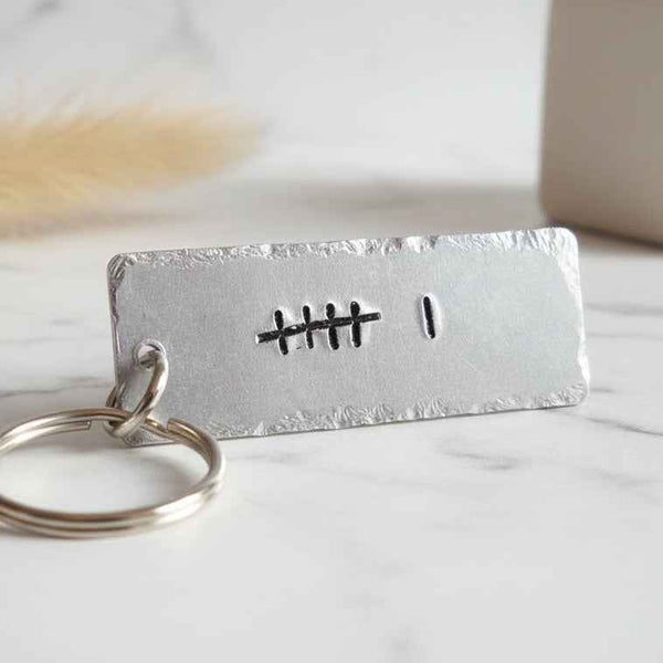 Hand Stamped Gifts 6th Anniversary Gifts For Him Her 6 Years tally