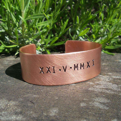 7th Wedding Copper Bangle Gifts Copper Anniversary Gift