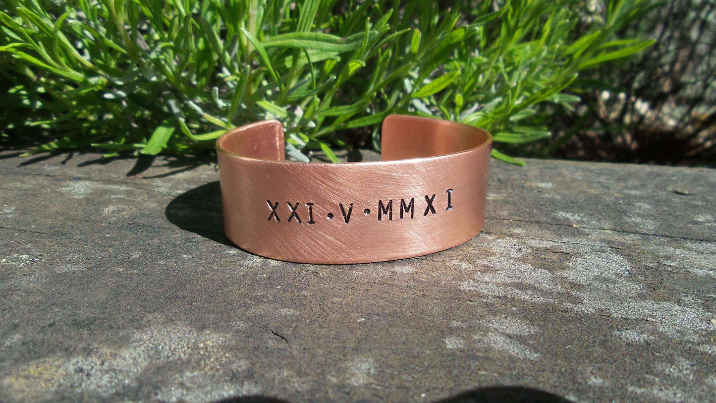 7th Wedding Anniversary Copper Bangle Copper Anniversary Gift