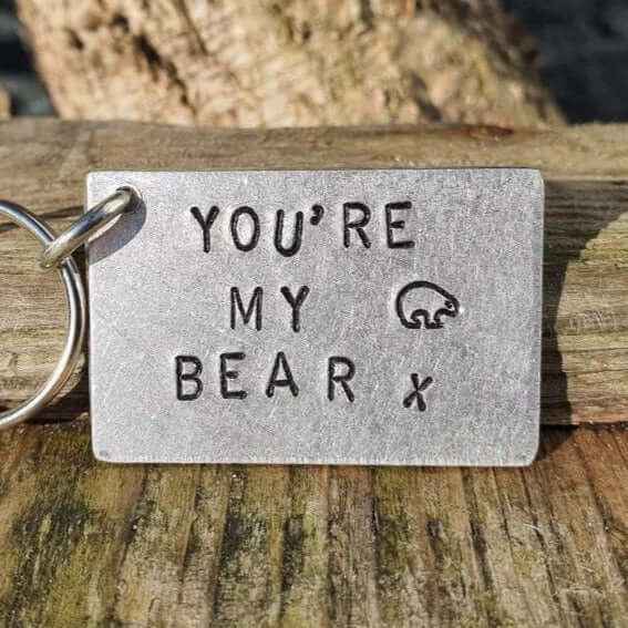 You're My Bear Gifts For Boyfriend Husband Keychain
