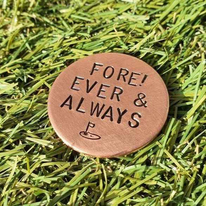 Hand Stamped Personalised Keychain Keyring Anniversary GiftsFore Ever & Always