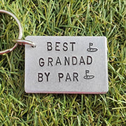 Hand Stamped Personalised Keychain Keyring Anniversary Gifts