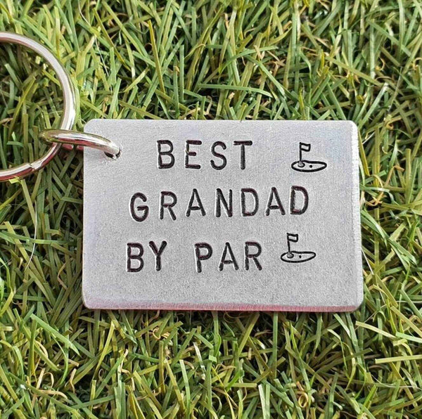 Best Grandad By Par Golf Gifts For Him Birthday Grandpa Keyring