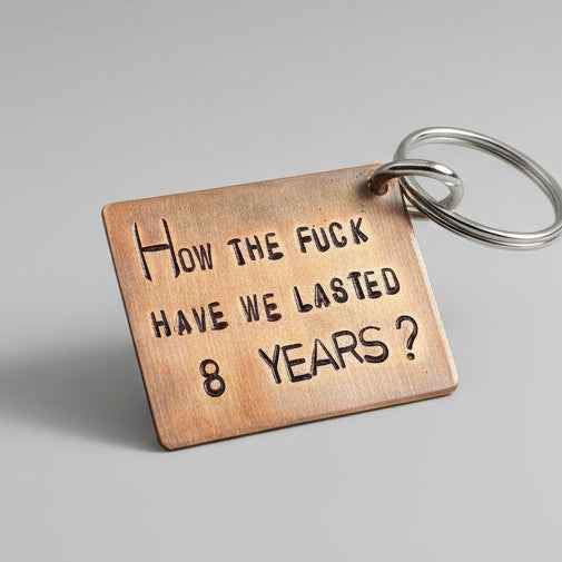 8th Wedding anniversary gift Bronze Anniversary Bronze Wedding Anniversary