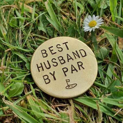 Hand Stamped Personalised Keychain Keyring Anniversary GiftsBest Husband By Par