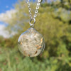 Silver Dandelion Necklace Daughter Gifts for her Girlfriend Jewellery Sister