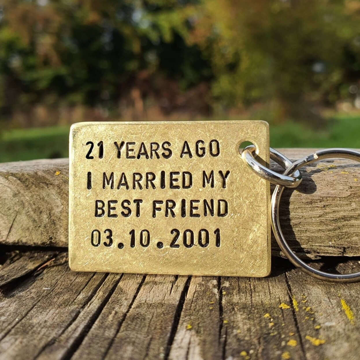 Wedding Anniversary Gifts 21st Keyring For Him For Wife