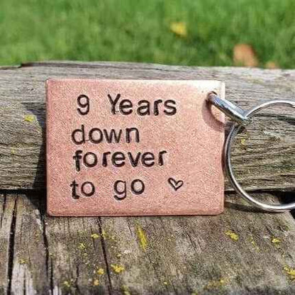 9th Wedding Anniversary Gifts Copper Anniversary gift9 Years Down