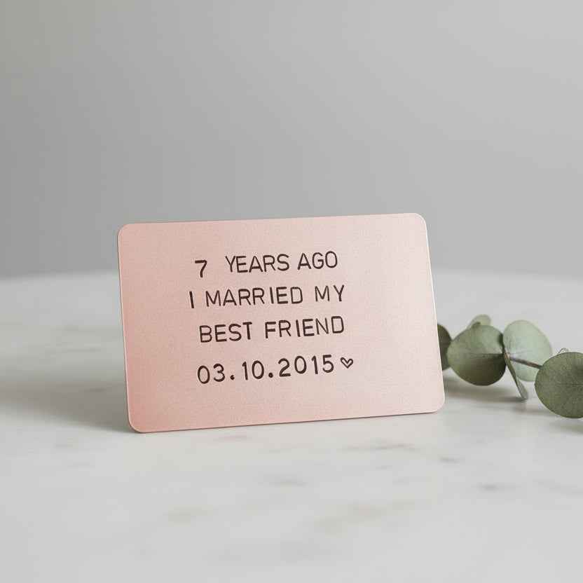 7th Wedding Anniversary Gifts Copper Anniversary Gift7 Years