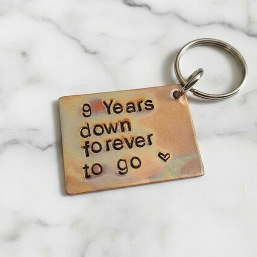 9th Wedding Anniversary Gifts Copper Anniversary gift