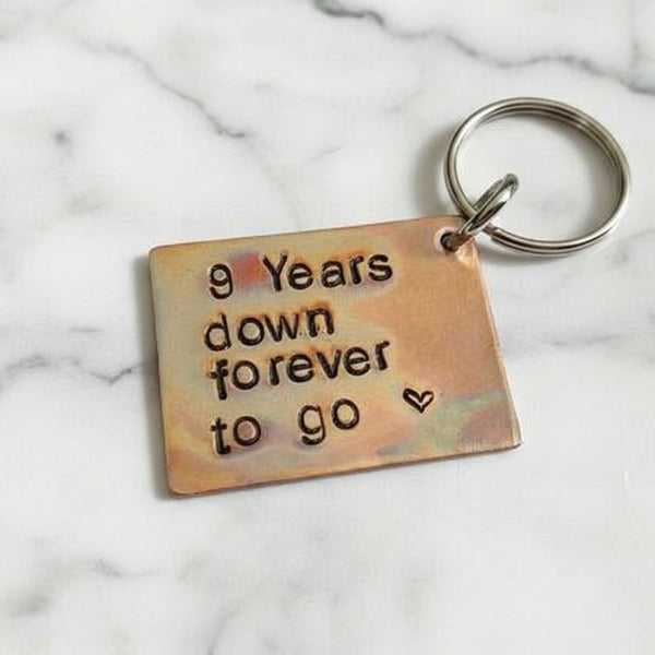 9th Wedding Anniversary Gifts Copper Anniversary gift