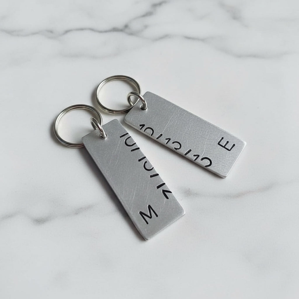 Personalised Secret Message Keychain Set 6 Years