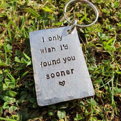 Hand Stamped Gifts 6th Iron Anniversary Gifts For Him Her 6 YearsI Only Wish I'd Found You Sooner