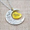 love you to the moon and back mom necklace mum jewellery